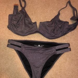 Target metallic swimsuit